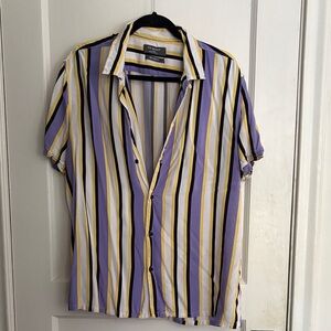 Men's Multicolor Striped Shirt